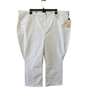 NYDJ Lift Tuck White Jeans Size 28W Not Your Daughters Jeans Slim Bootcut NEW